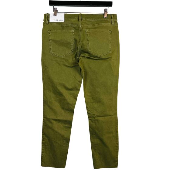 NEW! LOFT Modern Skinny Crop Trouser Pant Jeans Olive - 29 - Picture 4 of 5